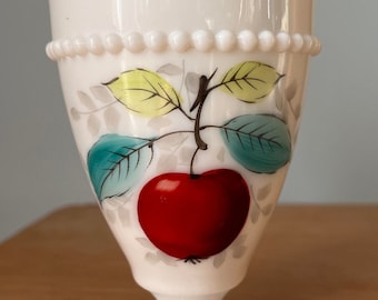 Westmoreland Apfelmilch Glas Teller & Kelch