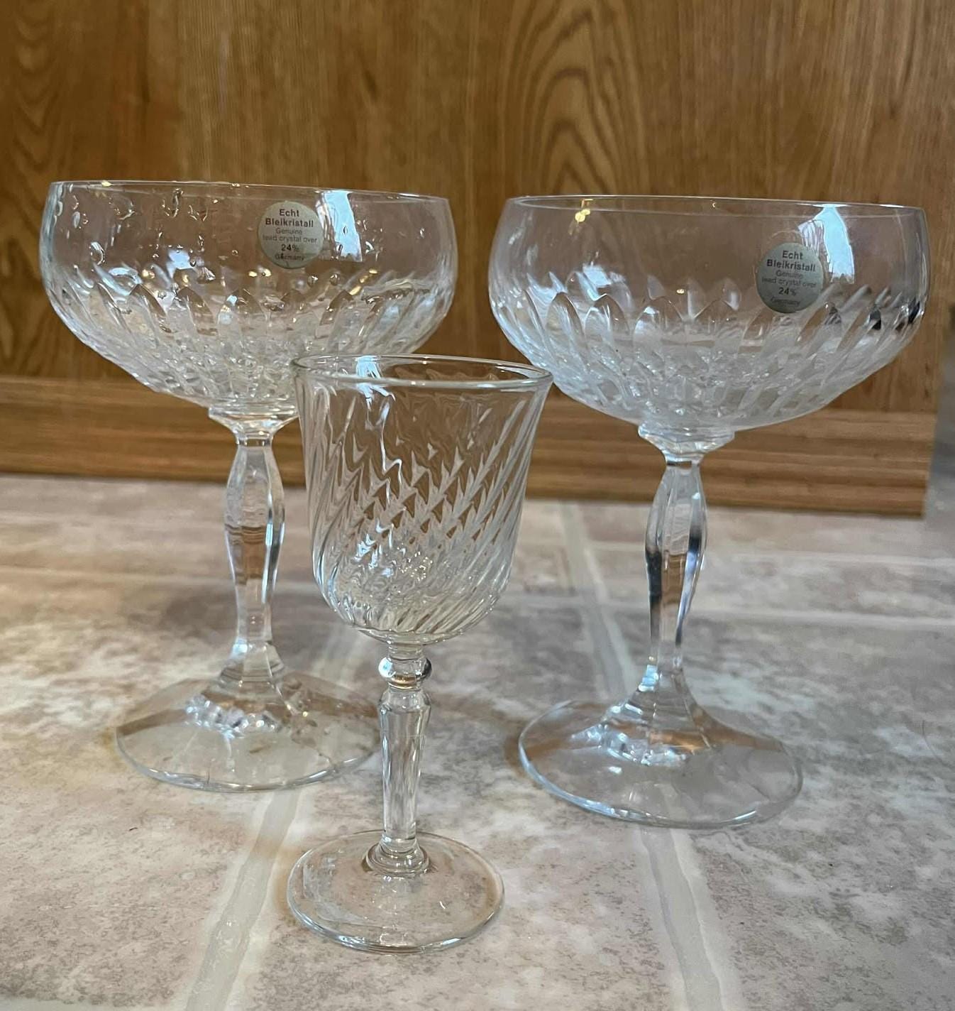 Echt Bleikristall Wine Glasses - Etsy