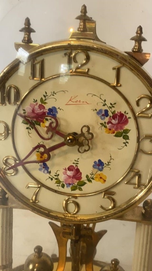 Kern Anniversary Clock Antique Etsy