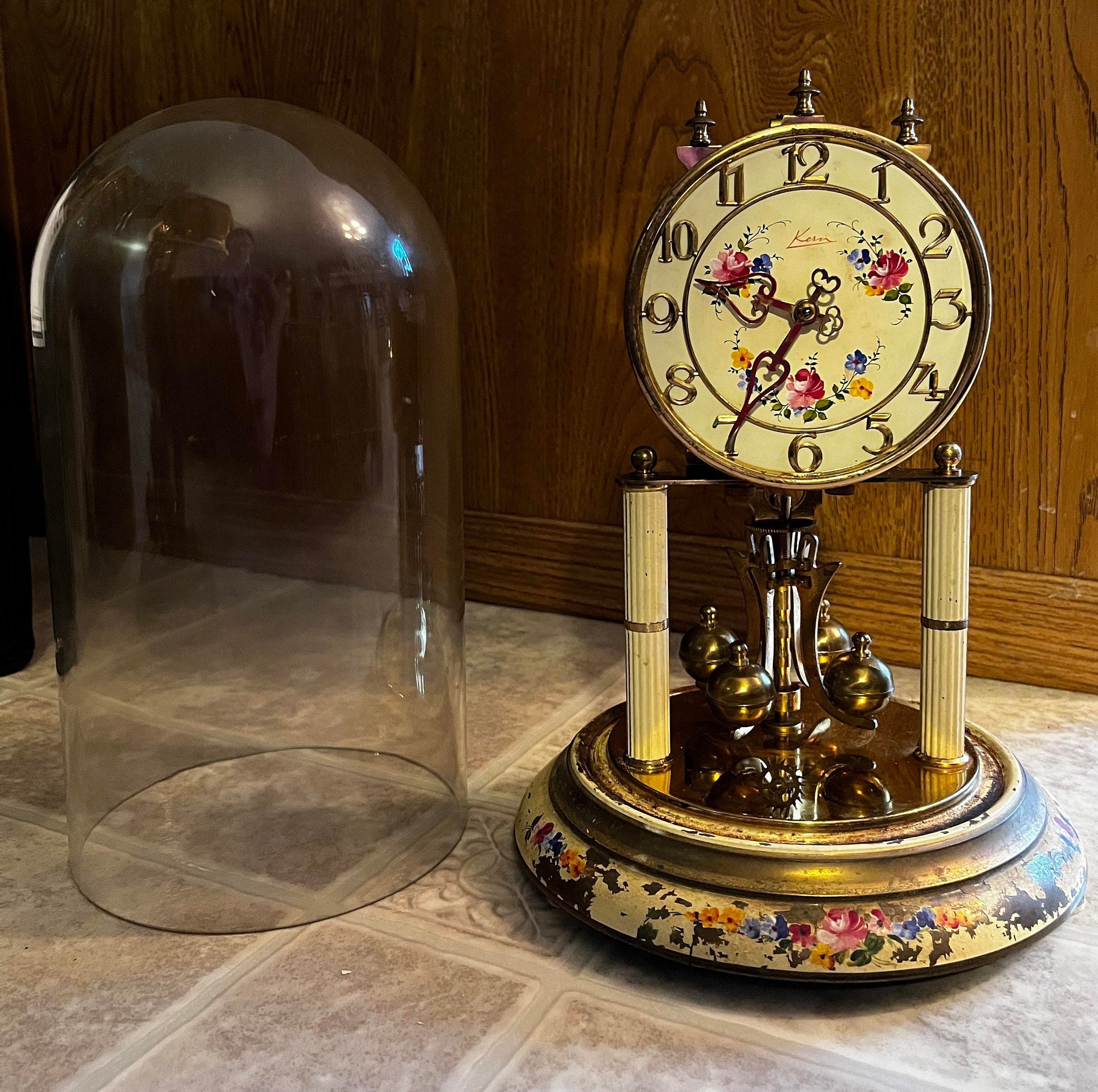 Kern Anniversary Clock Antique Etsy