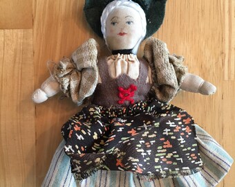 Handgemachte Deutsch Österreichische Puppe Original Art