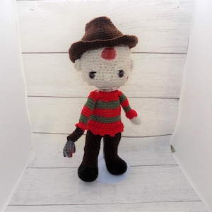 Crochet Fredie K Doll / Horror Amigurumi Doll / Horror Doll
