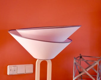 Silver gray - lampshade 45 cm/25 cm