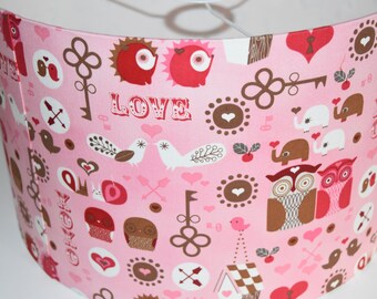 Girl/PINK/Lampshades 34 cm/23 cm