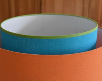 Lampshade 34 cm/23 cm- turquoise