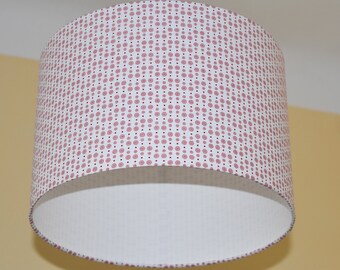 BABY ROOM/ red on white- lampshade 34 cm/23 cm