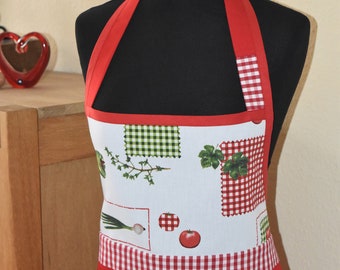 Young vegetables - cooking apron