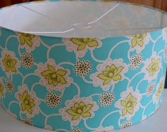 Floral and elegant - lampshade 50 cm/23 cm with diffuser