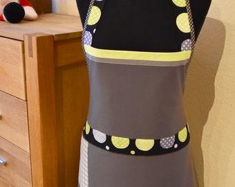 Apple green meets anthracite cooking apron