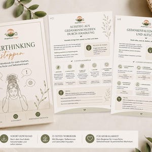 Overthinking stoppen - Dein Workbook für mehr Klarheit, innere Ruhe und Selbstvertrauen