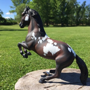 CM Breyer Classic Lippizaner Painted to Liver Chestnut Pinto Tobiano