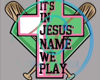 En el nombre de Jesús jugamos PINKPNG - archivo digital solamente