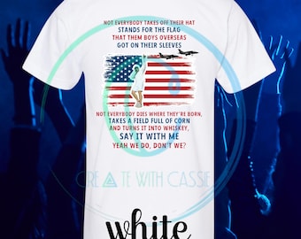 American Apparel Morgan Wallen "We Do Don't We" Lyric T-shirt