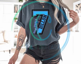 Custom player number comfort color Tshirt
