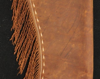 MADE in U.S.A. NOT PAKISTAN Custom Made Leather Shotgun Chaps/ New/R Bar K