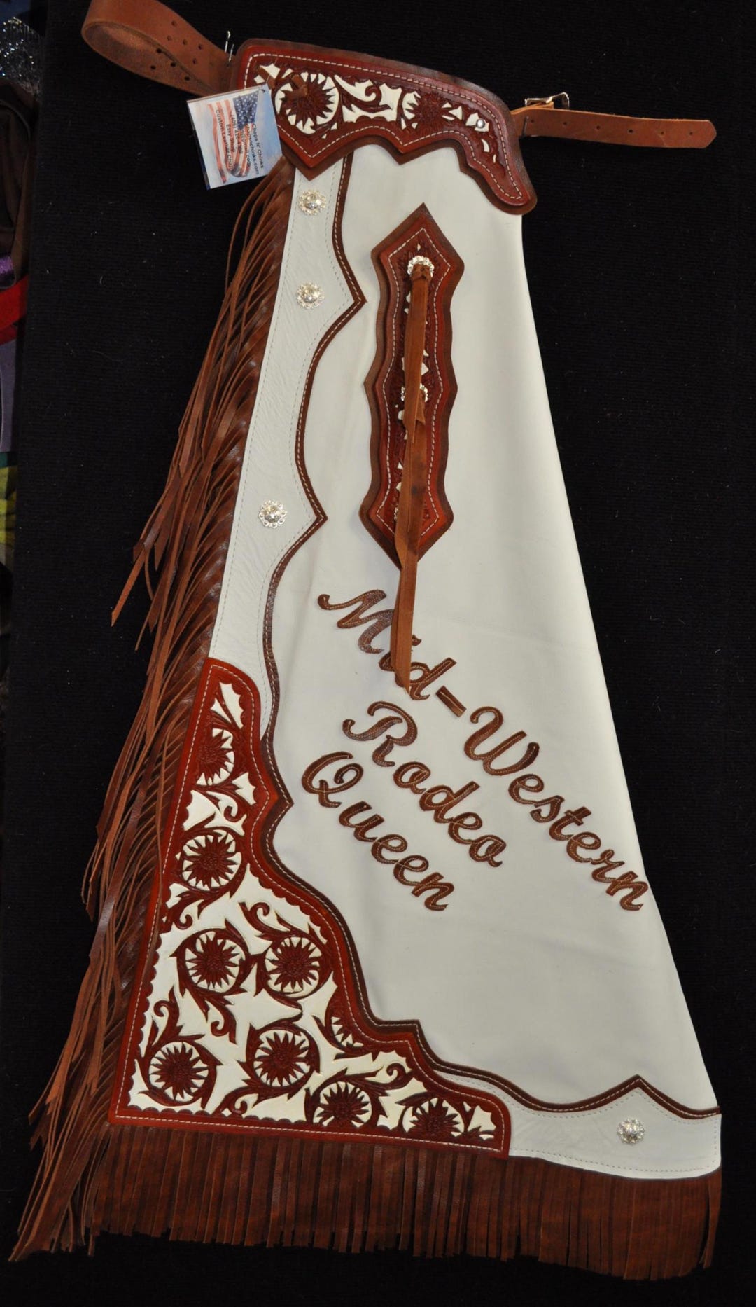 Custom Made Kid's Rodeo Royalty Chaps/ New/ Custom Leatherrodeo Chaps/r ...