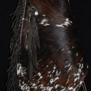 Custom Made Hair On Hide Kid&#39;s Chinks/Youth/ Toddler/New Leather / R Bar K