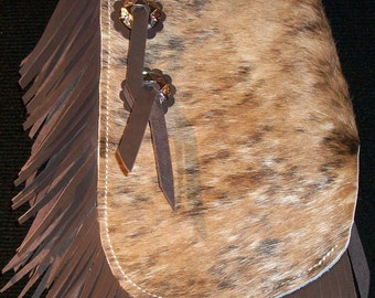 Custom Made Hair On Hide Kid's Chinks/Youth/ Toddler/New Leather / R Bar K