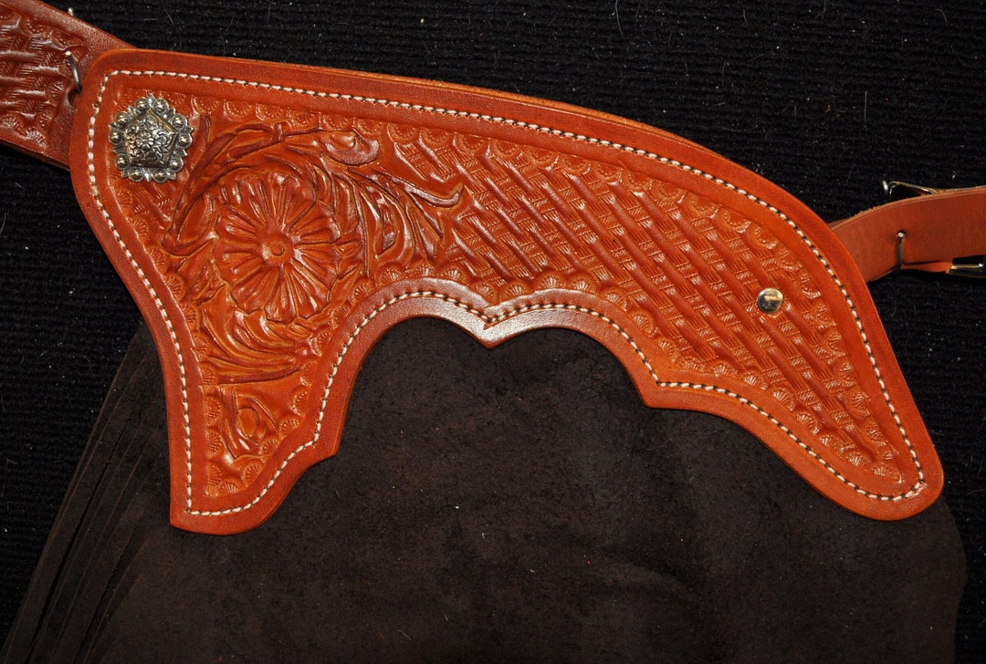 Pincettes en cuir sur mesure/rough out chaps/fabriqués aux