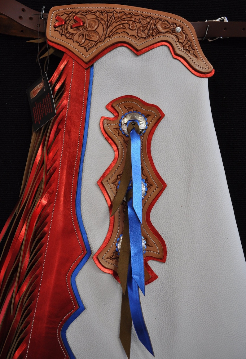 MADE in U.S.A. NOT PAKISTAN Custom Made Kid's Bull Riding Chaps/ New ...