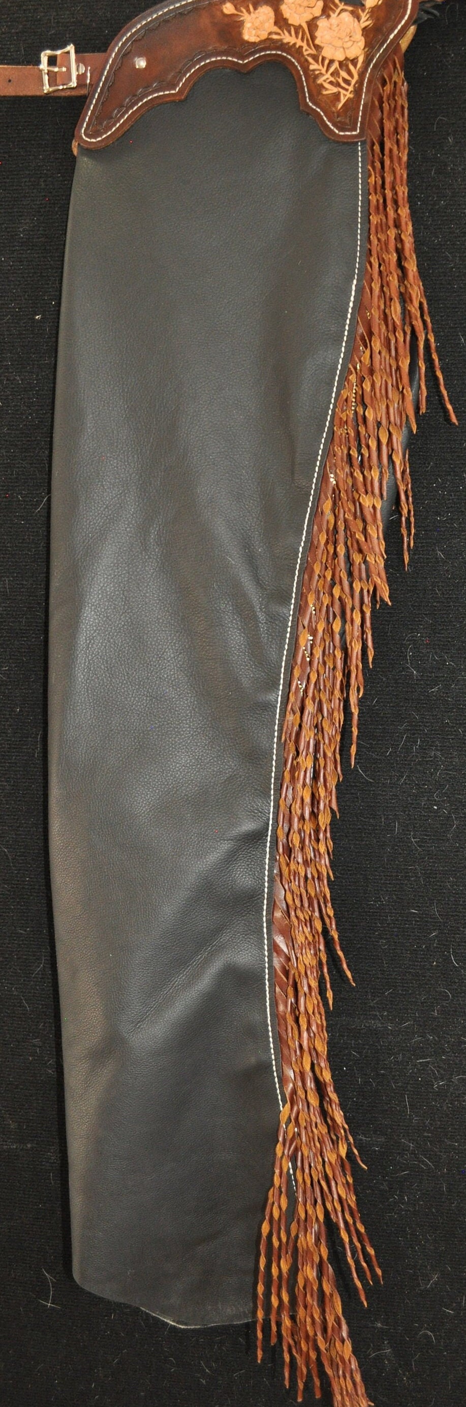 Custom Made Leather Shotgun Chaps/ New/r Bar K - Etsy