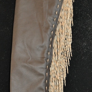 Custom Made Leather Shotgun Chaps/ New/R Bar K