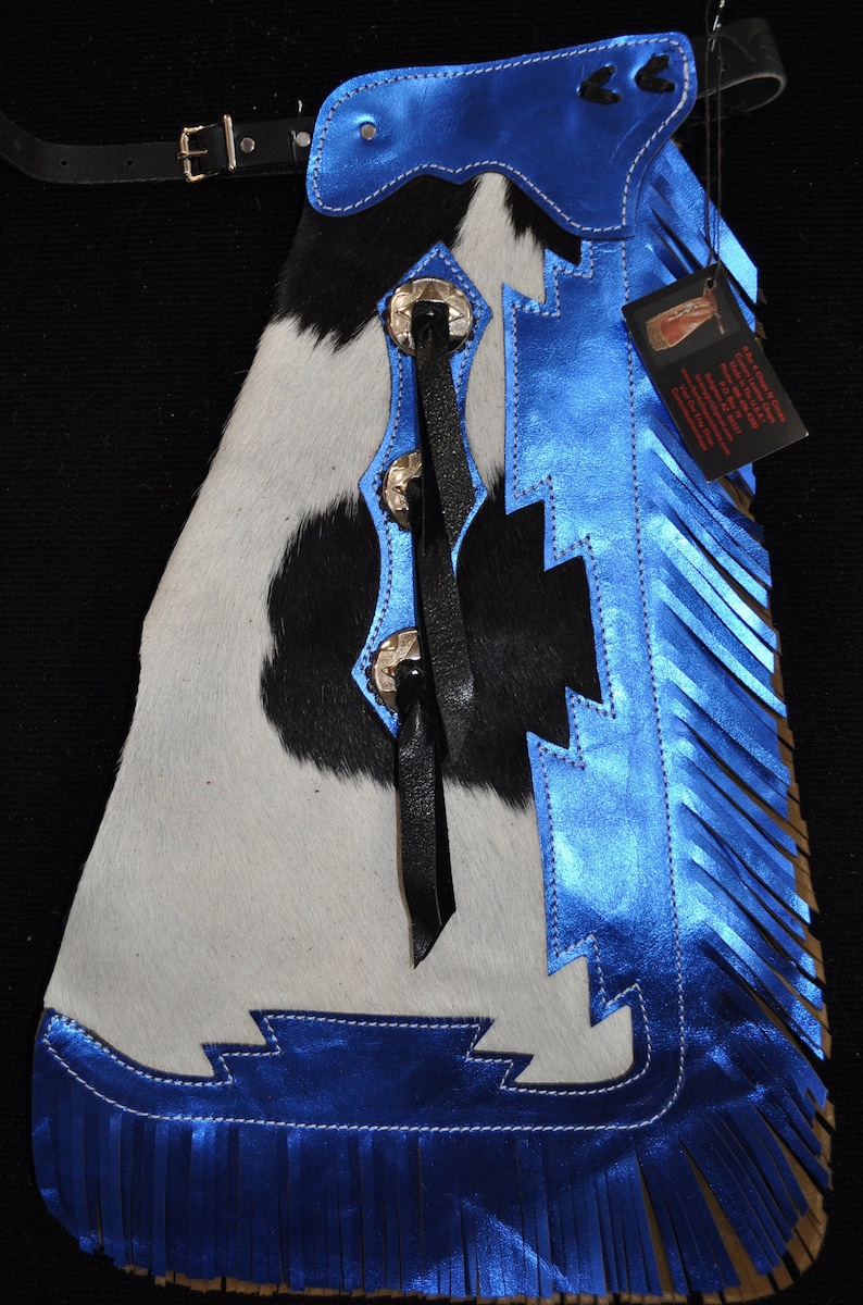Cowhide Rodeo Chaps MADE in U.S.A. NOT PAKISTAN Custom Made Kid's Bronc/bull Riding Chaps ...