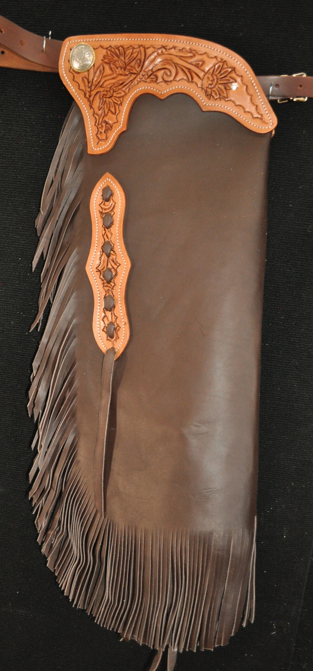 MADE in U.S.A. NOT PAKISTAN Custom Made Leather Chinks/new Chaps/r