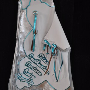 Custom Made Rodeo Royalty Chaps/ New/ Custom Leather/r Bar K - Etsy