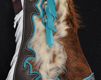 Chaps In Pelle Personalizzati Rodeo - Patriottici E Fatti A Mano Negli USA Per Bambini (Giovani)