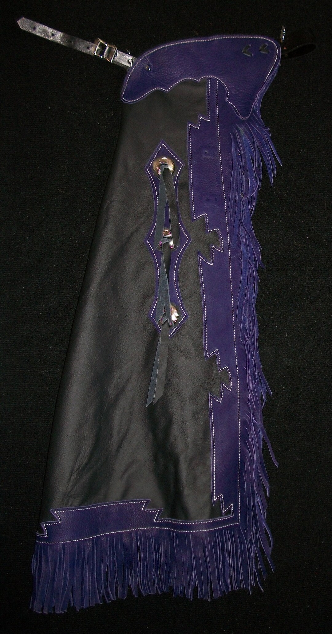 Chaps De Rodéo Premium Pour Homme – Style Bronc Riding, Franges, Faits Main (Zentreks_Intl)