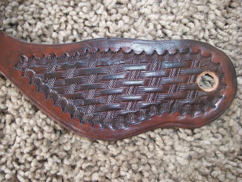 Hand Made Leather Spur StrapsR Bar K