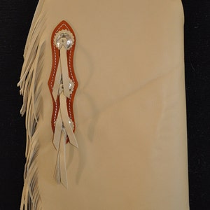 Custom Made Leather Chinks/New Chaps/ Floral Carved/R Bar K