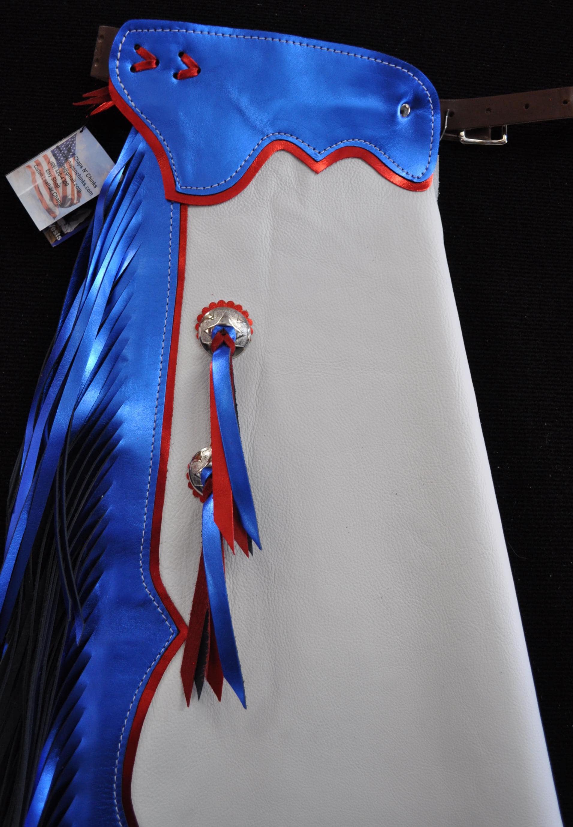 MADE in U.S.A. NOT PAKISTAN Custom Made Rodeo Royalty Chaps/ New ...