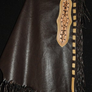 Custom Made Leather Chinks/Floral/ New Chaps/R Bar K