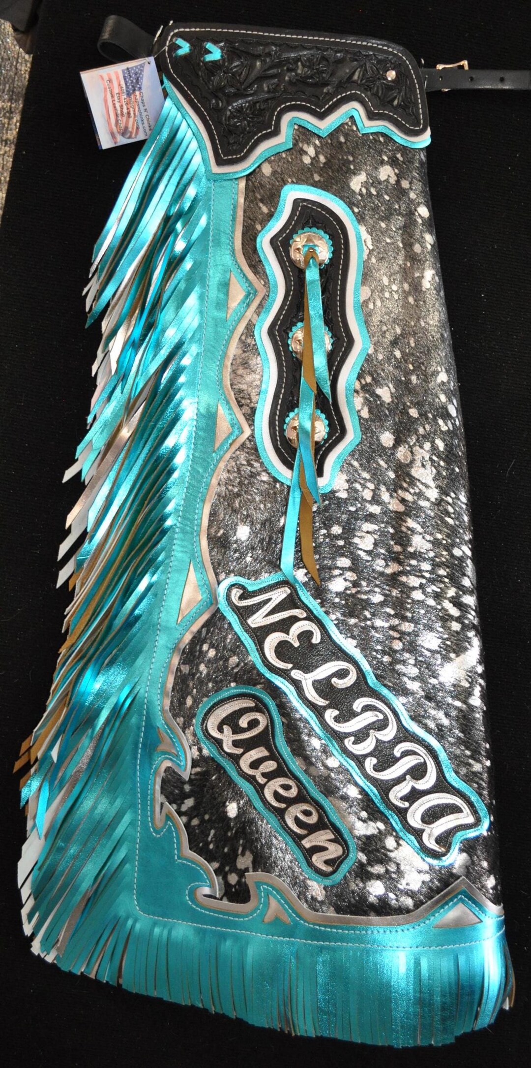 Custom Made Acid Wash Rodeo Royalty Kids/ Toddler/ Youth Rodeo Chaps ...