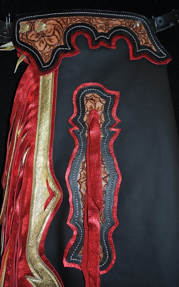 Cuir Enfant Personnalisé Patriotic – Rodeo Royalty Chaps – Fabriqué Aux USA