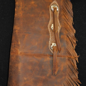 Custom Made Leather Kid's Chinks/Toddler's/ Youth/New/R Bar K