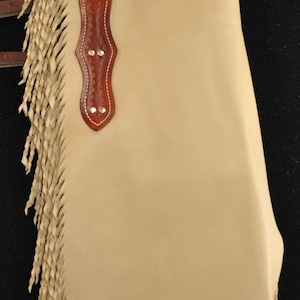 Custom Made Leather Chinks/New Chaps/ Floral Carved/R Bar K