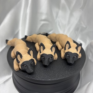 Belgian Malinois Flexi Toy / Keychain