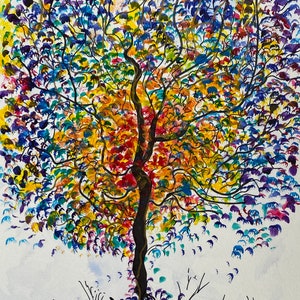 Rainbow Art Print, Pride Month , LGBTQ+ , Gift for Them,