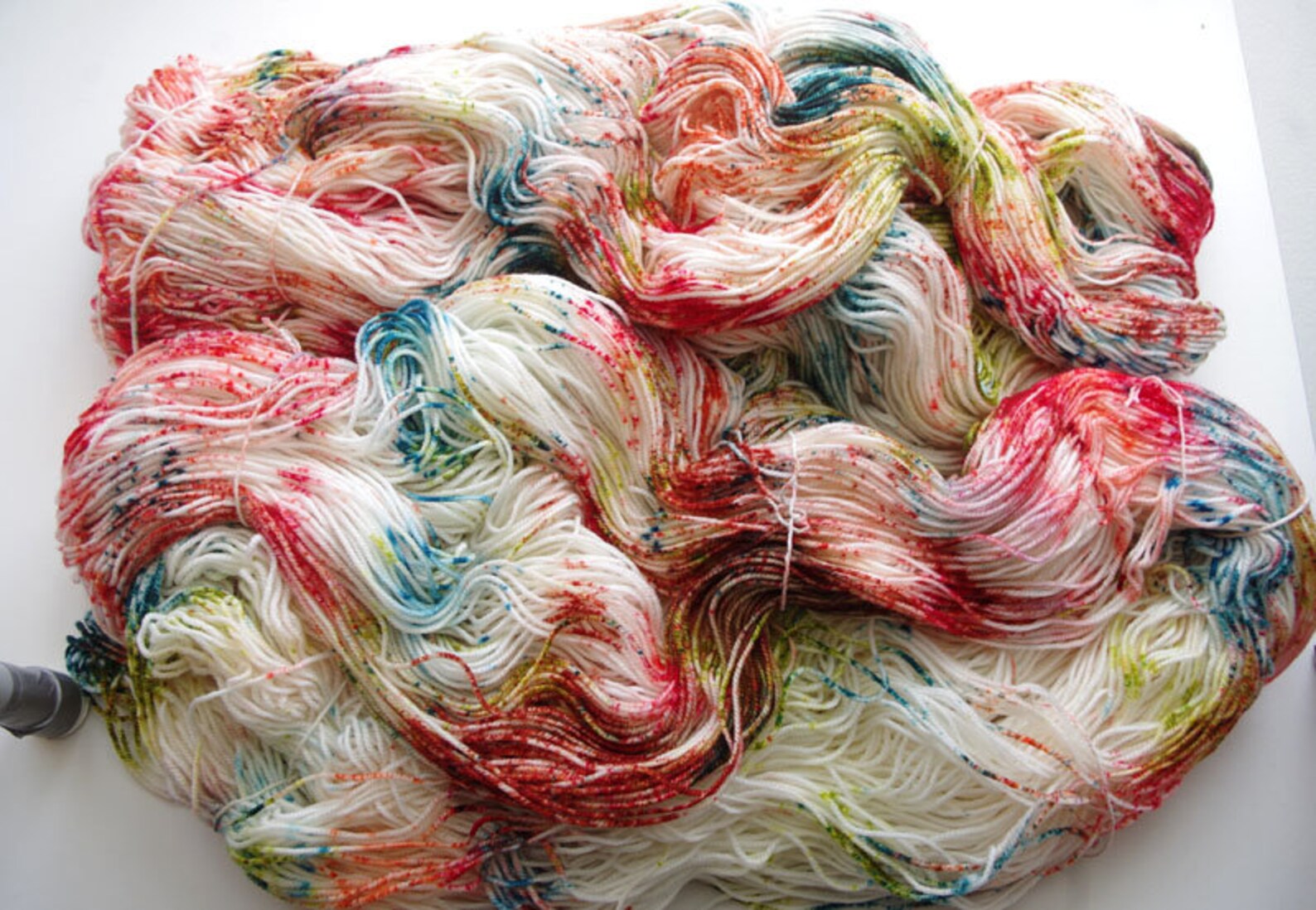 SPECKLE YARN 200 gram hank indie dyed yarn dyed wool hank Etsy