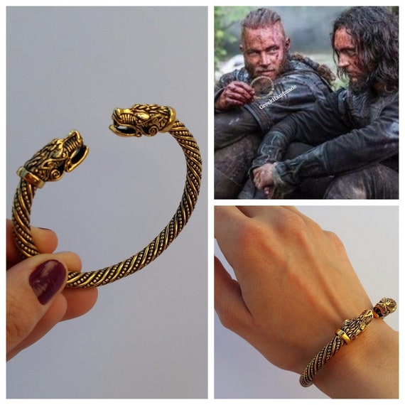 Vikings bracelet Ragnar bracelet Vikings jewelry Bjorn Etsy