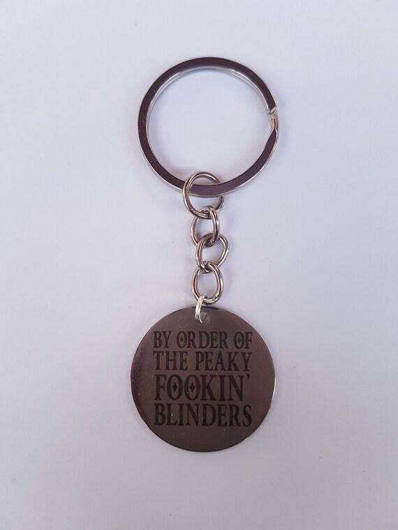 Peaky Blinders Keychain Peaky Blinders Keyring Tommy Etsy