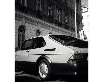 Saab 900 Turbo Art Print 30x40cm (12x16")