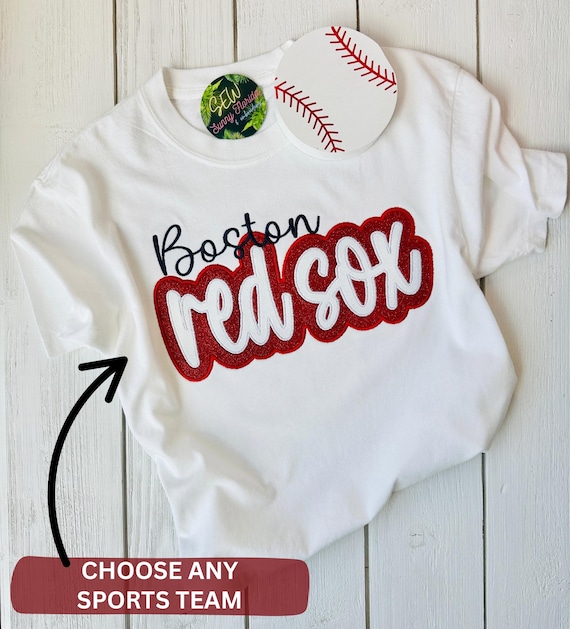 Custom Glitter Vinyl Team Tee: Embroidered Sports Apparel