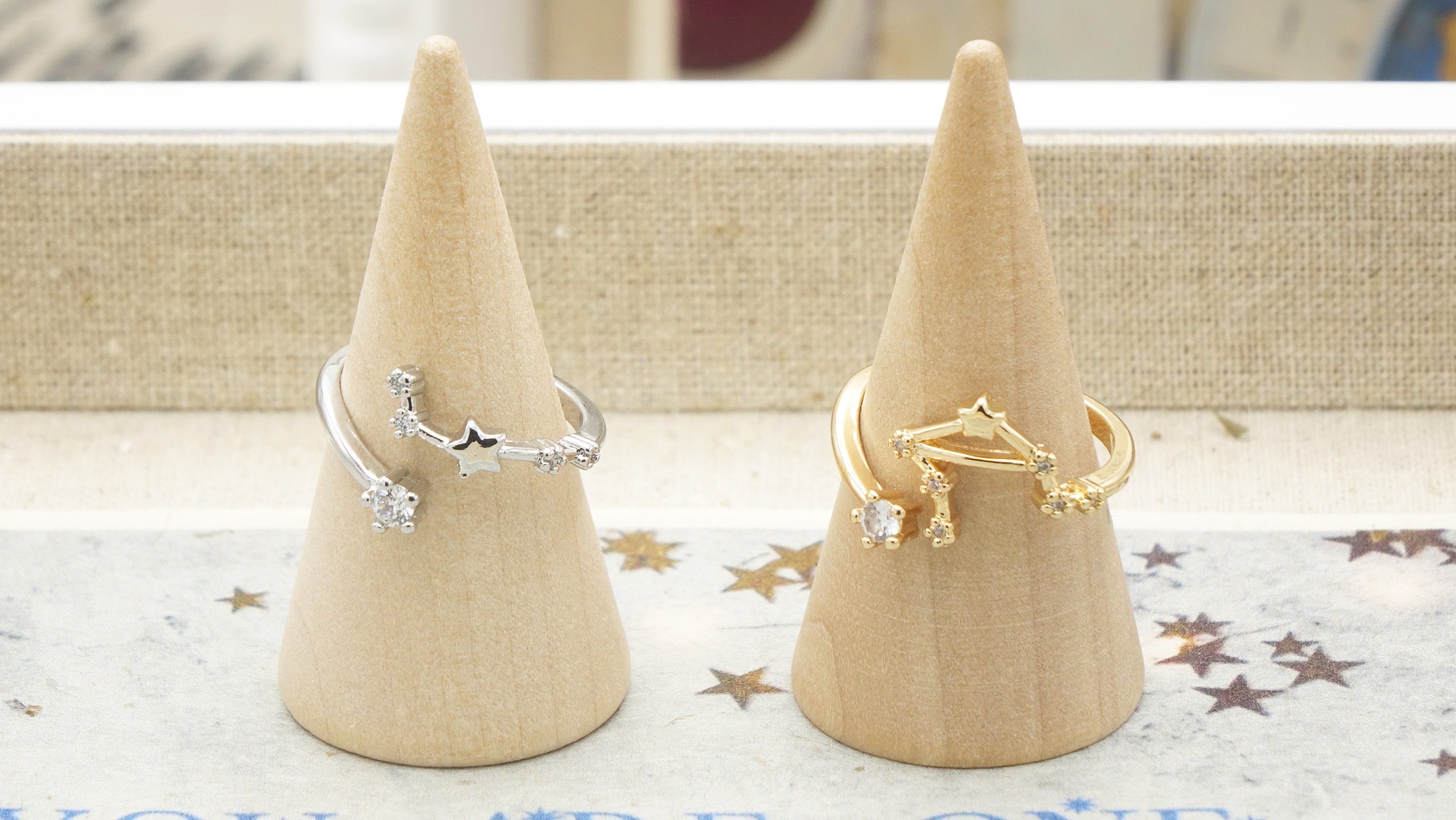 Zodiac Rings - Adjustable Constellations Rings - Star Signs Rings - A…