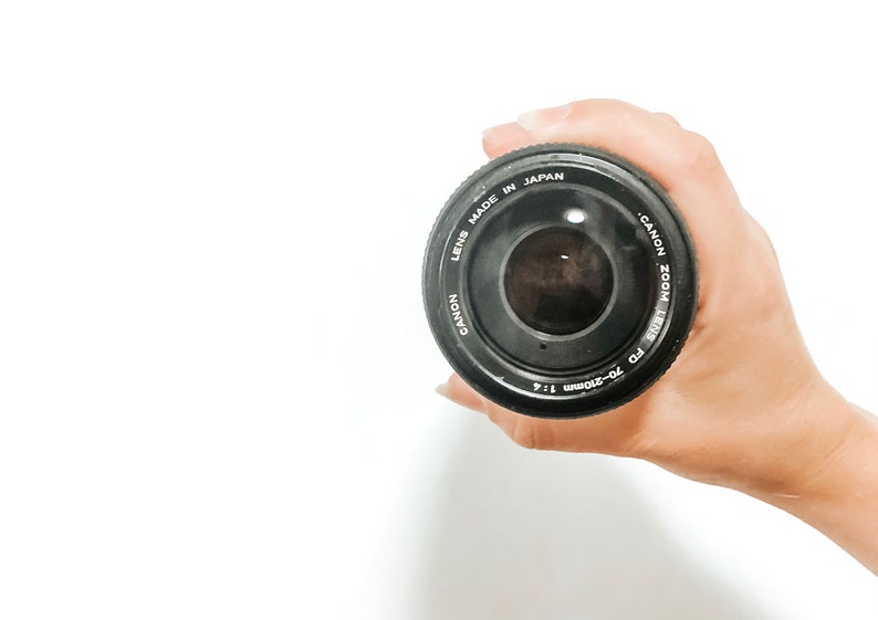 Film Photography Lens Canon FD 70-210mm Zoom Lens Vintage Camera Lens Canon Lens Vintage Photography Film Camera Lens Film Cameras