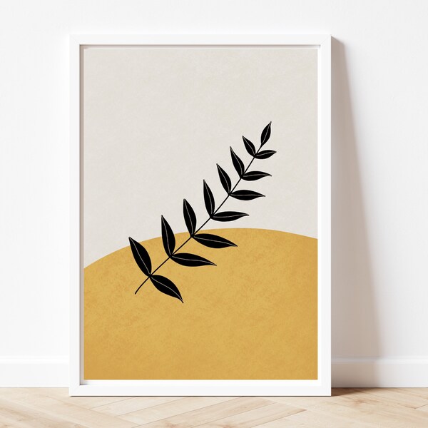 Mustard Wall Art - Etsy UK