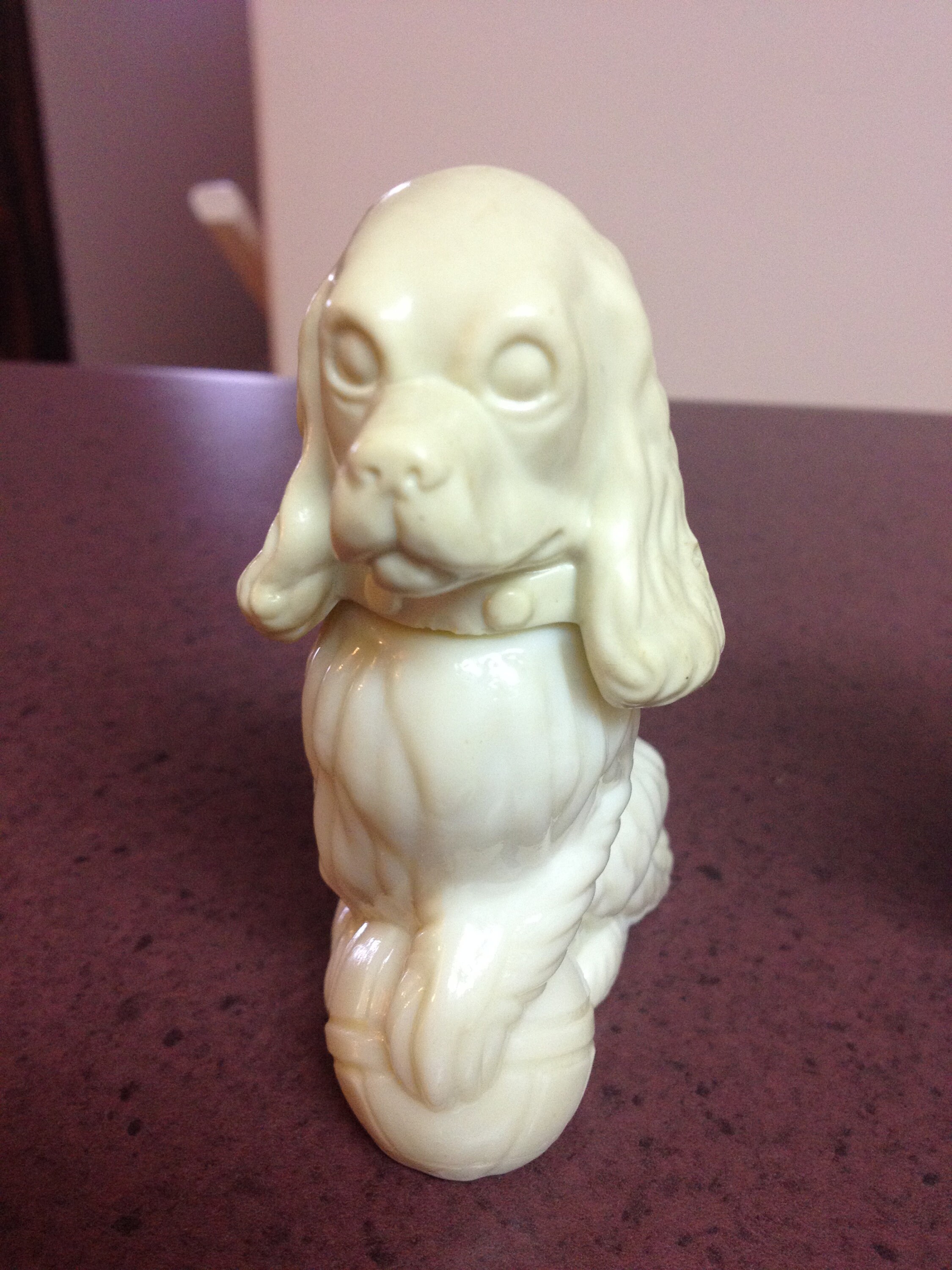 Vintage Avon Dog Perfume Bottle Cocker Spaniel White Milk Etsy